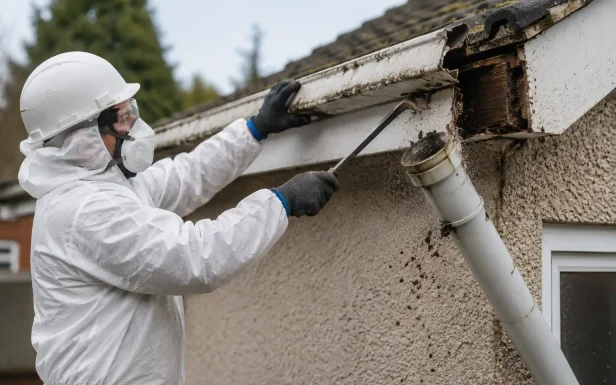 Identifying Asbestos Gutters and Downpipes Surrey
